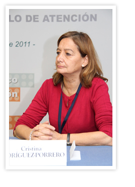 Cristina Rodríguez-Porrero Miret durante su ponencia