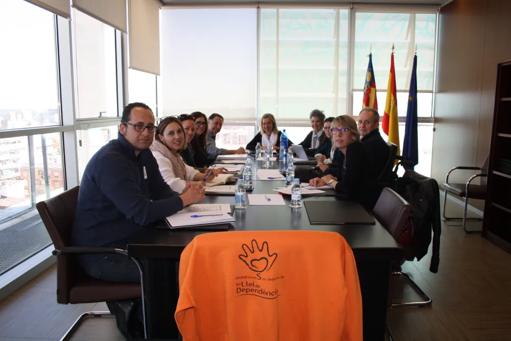 Foto reunión secretaria autonómica de Servicios Sociales y Autonomía Personal de la Comunidad Valenciana