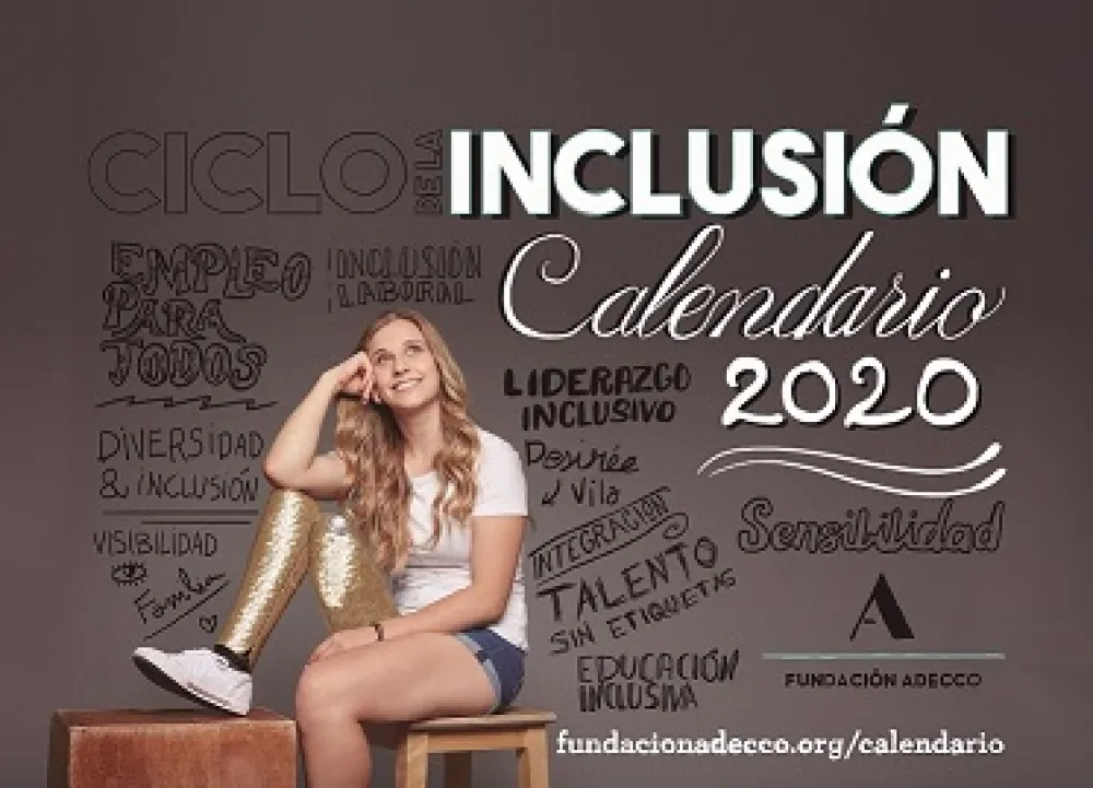 Foto de la portada del calendario inclusion 2020