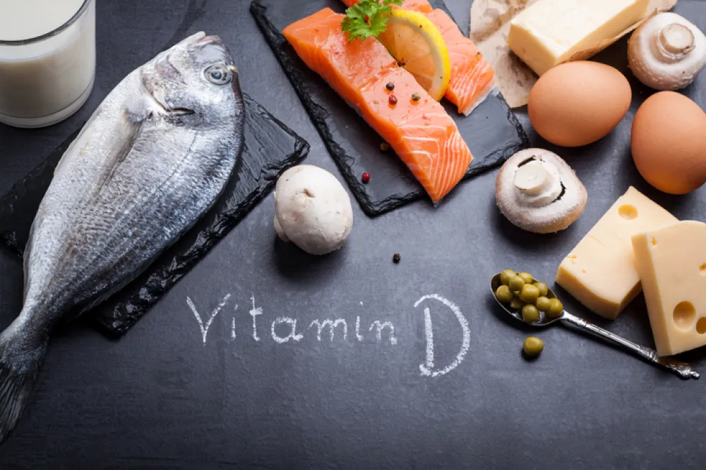 Foto de alimentos que contienen la vitamina D